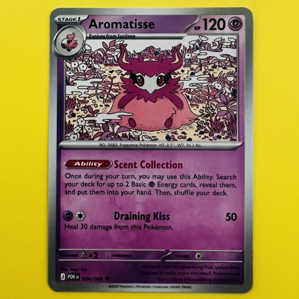 Aromatisse Uncommon ME03: Perfect Order 036/088 NM‎ Pokemon